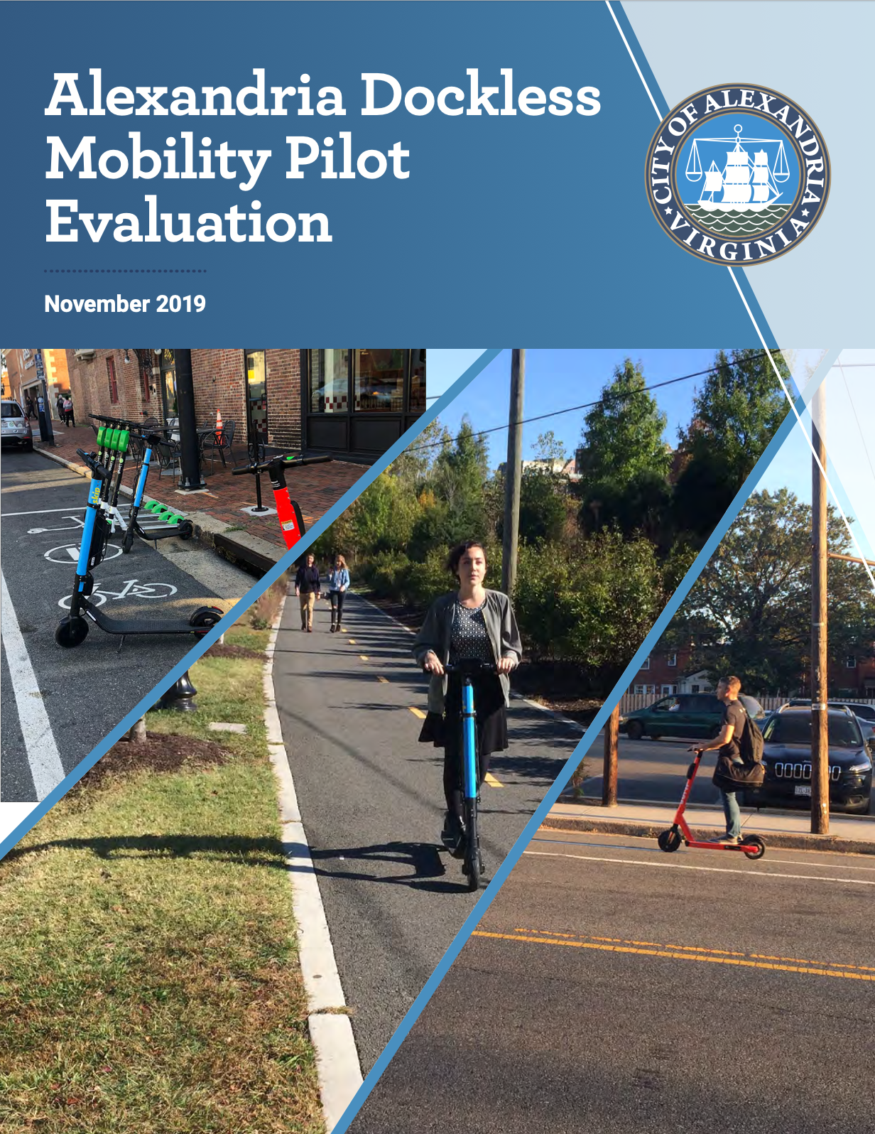 Image of the Scooter Pilot Program Evaluation Cover