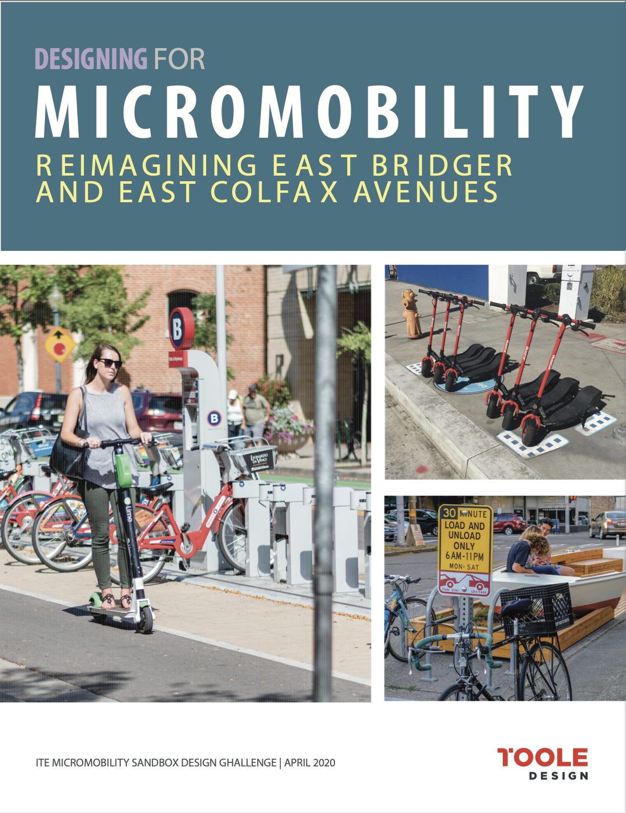 Designing for Micromobility Report Cover.