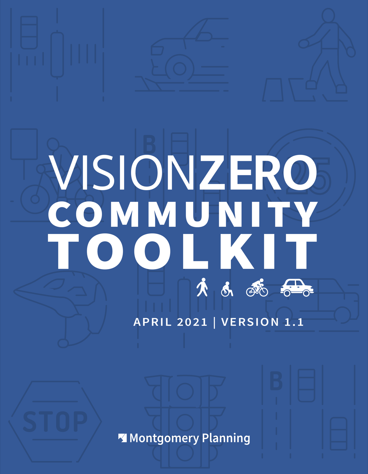 Image of the M-NCPPC Vision Zero Toolkit Cover