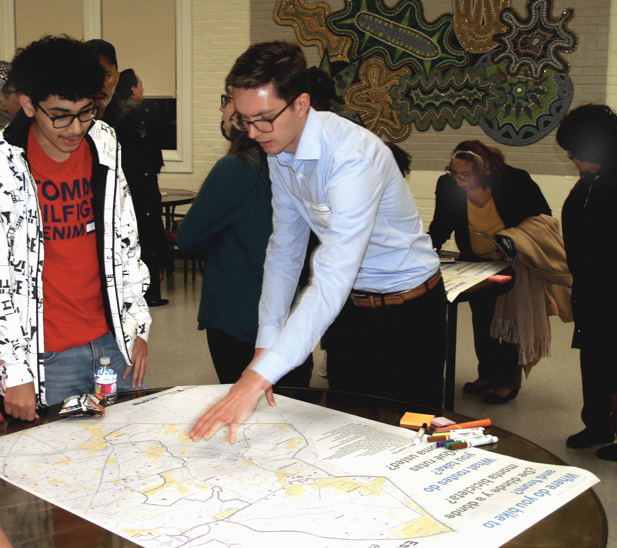 Photo from charrette at community meeting.