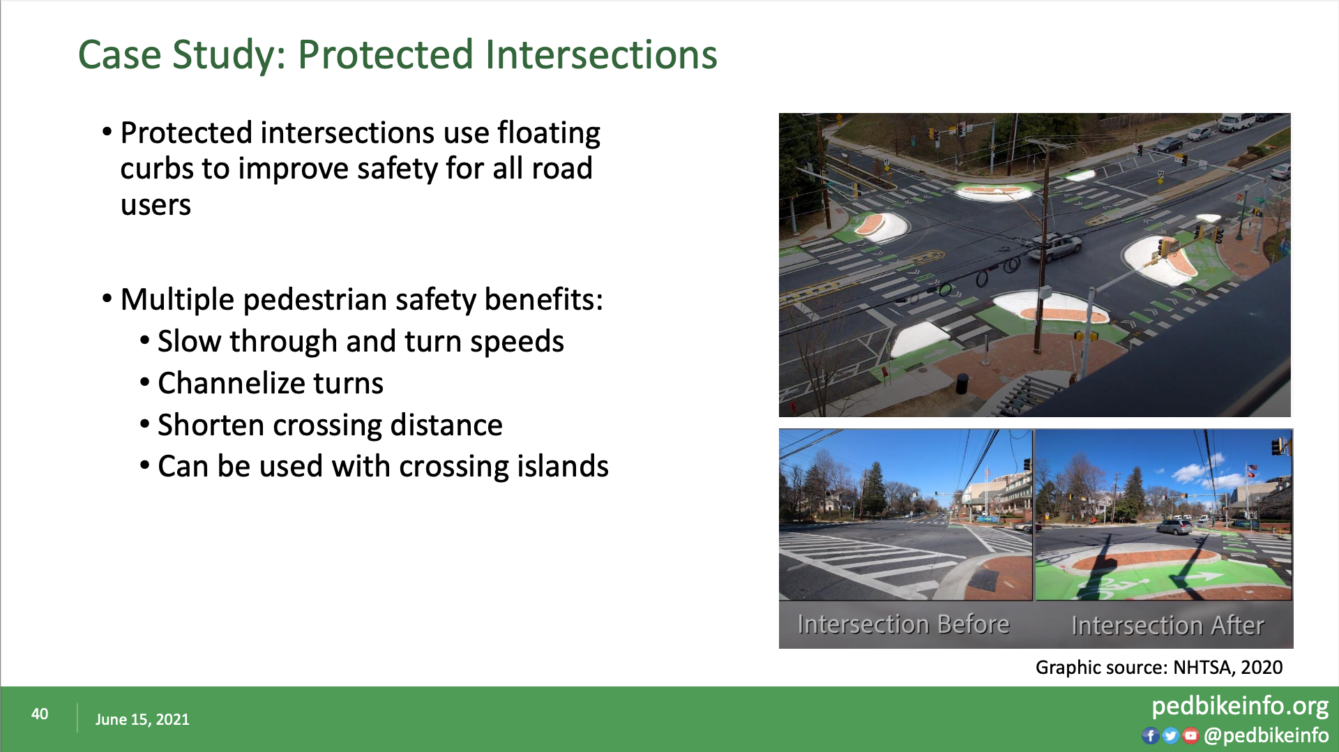 Implementation case study: protected intersections.